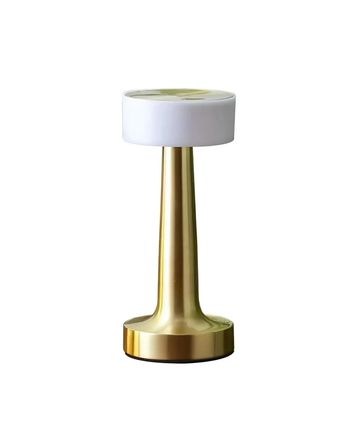 Şarjlı Gold Mantar Masa Lambası Dimmer Ayarlı Kablosuz LED Lamba