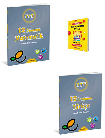 Endemik TYT Matematik ve Türkçe Denemeleri + Planlama Defteri