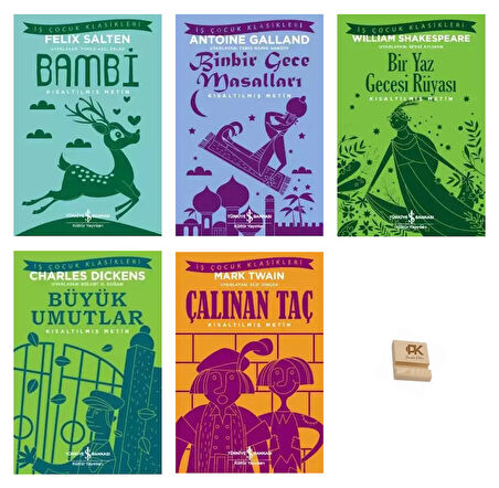 İş Çocuk Klasikleri 8-13 Yaş Bambi Binbir Gece Bir Yaz Gecesi Büyük Umutlar ve Çalınan Taç