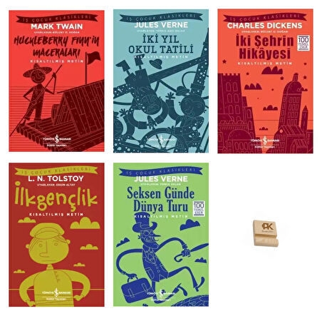 İş Çocuk Klasikleri 8-13 Yaş Huckleberry İki Yıl Okul Tatili İkiŞehrinhikayesi İlkgençlik Dünya Turu