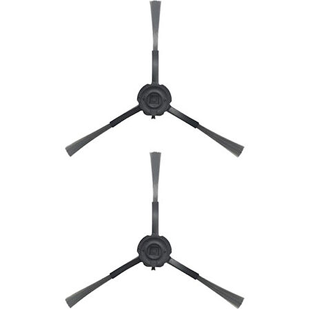 srfn ticaret Karaca Vantuz Off Road 2in1 (RS007) Robot Süpürge Uyumlu Yan Fırça - 2 Adet