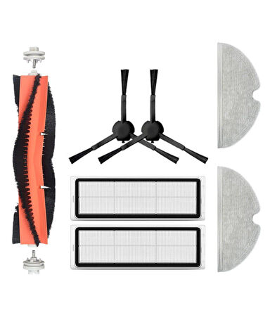 Xiaomi Vacuum Mop 2 Pro+(Kameralı) Uyumlu Yedek Fırça Hepa Filtre Mop Seti-7 Parça