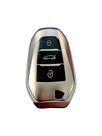 Peugeot Uyumlu Silikon Oto Anahtar Kılıfı Füme