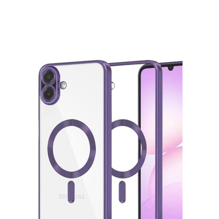 Samsung Galaxy A07 4G Uyumlu Kross Magneticsafe Kapak - Mor