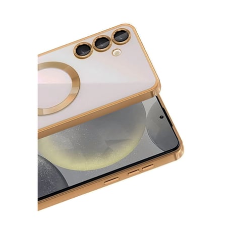 Samsung Galaxy A54 5G Uyumlu Kross Magneticsafe Kapak - Çöl Titanyum