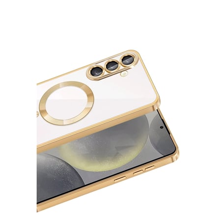 Samsung Galaxy A57 5G Uyumlu Kross Magneticsafe Kapak - Gold