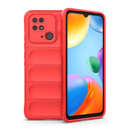 Xiaomi Redmi 10C Uyumlu Kılıf Optimum Silikon - Kırmızı