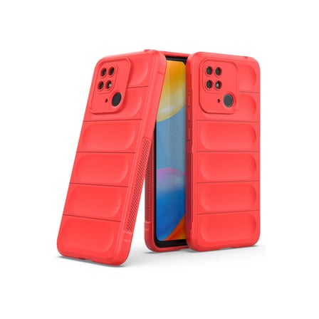 Xiaomi Redmi 10C Uyumlu Kılıf Optimum Silikon - Kırmızı