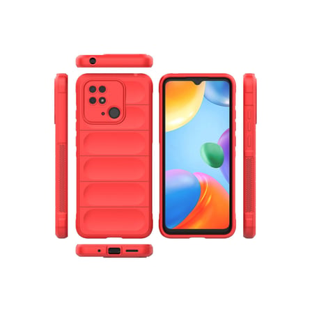 Xiaomi Redmi 10C Uyumlu Kılıf Optimum Silikon - Kırmızı
