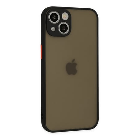 Apple iPhone 15 Uyumlu Kılıf Montreal Silikon Kapak - Siyah