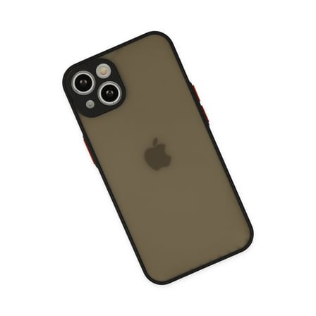 Apple iPhone 15 Uyumlu Kılıf Montreal Silikon Kapak - Siyah
