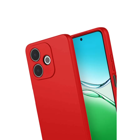 Oppo A5 Pro 4G Uyumlu First Silikon - Kırmızı