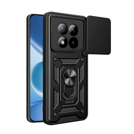 Xiaomi Redmi Note 15 Pro 5G Uyumlu Pars Lens Yüzüklü Silikon - Siyah