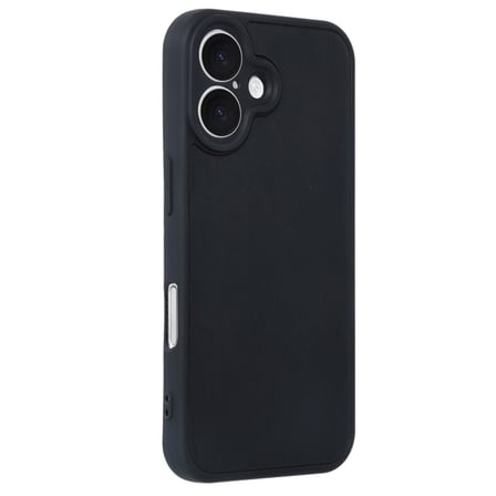 Apple iPhone 16 Uyumlu Kılıf Aras Deri Kapak - Siyah