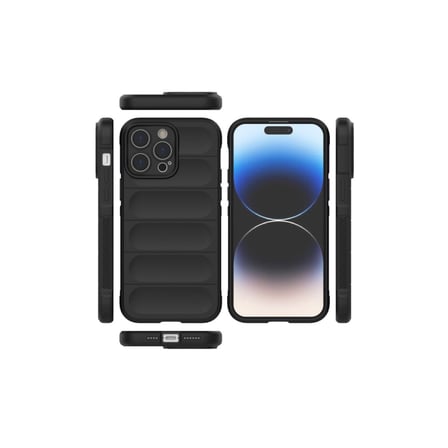 Apple iPhone 16 Pro Max Uyumlu Kılıf Optimum Silikon - Siyah