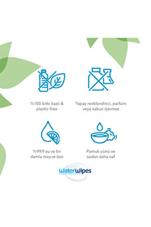 Waterwipes Bio Bebek Islak Mendil (60x12=720 Yaprak) (SKT Ekim 2025)