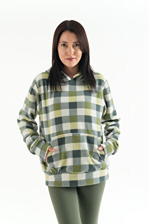 Kadın Polar Kapüşonlu Sweatshirt Brs6002