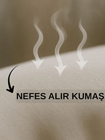 Beylini 2'Li 600 GR Pamuklu Silikon Yastık Yumuşak Rahat Antialerjik Makinede Yıkanabilir Pürüzsüz Yastık 50x70cm