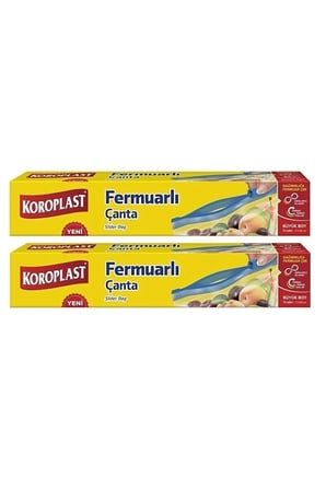 Fermuarlı Çanta Büyük Boy 10 Lu 27 x 28 Cm x 2 Paket