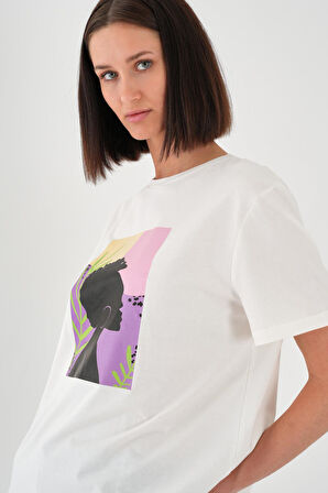 ALEXANDERGARDI Baskılı Kadın T-shirt