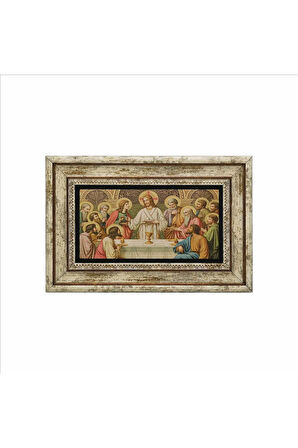 Eucharist (Rabbin Sofrası) Baskılı Taş Tablo 20x30