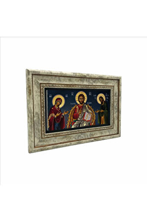 Ortodoks İcon Baskılı Taş Tablo 20x30