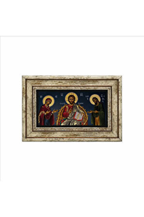 Ortodoks İcon Baskılı Taş Tablo 20x30