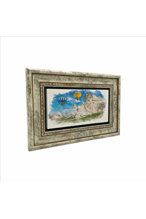 Kapadokya Baskılı Taş Tablo 20x30