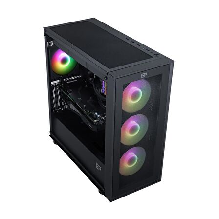 Eternal Power Pro X Mesh Tamperli Cam ATX Gaming Kasa