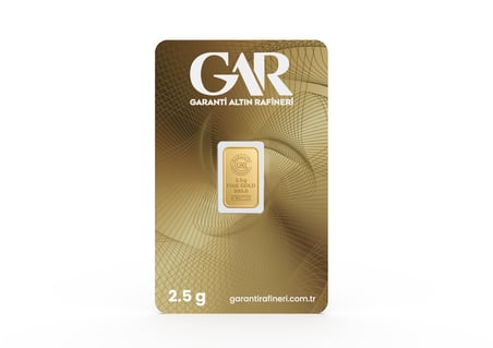 GarantiGold 2.5 Gr Külçe Altın