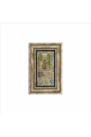 Mecdelli Meryem (Willem Vrelant , 1460’lar) Baskılı Taş Tablo 20x30