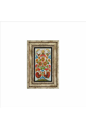 Horoz Baskılı Taş Tablo 20x30
