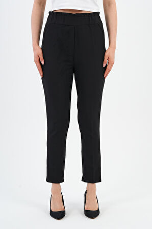 ALEXANDERGARDI BEL DETAYLI PANTOLON, SİYAH (20-CMLPNT)