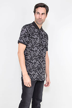 ALEXANDERAGRDI KAMUFLAJ DESENLİ POLO YAKA T-SHİRT (20-HNDKS04)