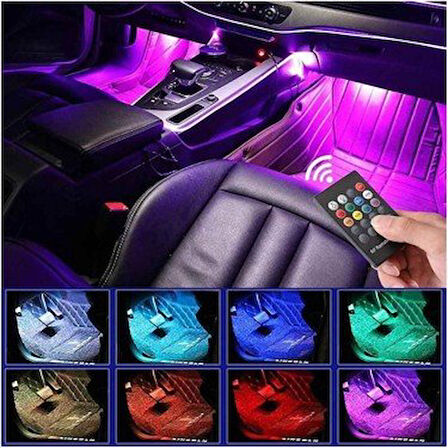 AYAK ALTI LED 12 LEDLİ UZAKTAN KUMANDALI SESE DUYARLI