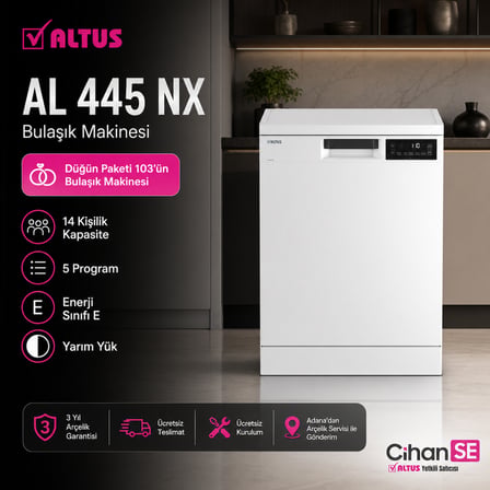Altus Çeyiz Paketi 2026 Ürünler Paket no 103 ( AL - 445 NX - AL 375 XE AL 91050 D )
