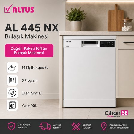 Altus Düğün Paketi 2026 Özel Fiyat Paket no 104 ( AL 445 NX - AL 380 XE - 10254 D )