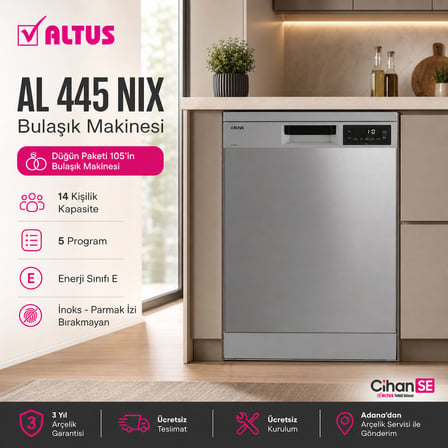 Altus inox Düğün Paketi NO:105 ( ALK 380 XIE - AL 101254 - AL 445 NIX ) 2026 YENİ