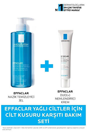 La Roche Posay Effaclar jel 400 + Effaclar Duo 15 ml Hediye