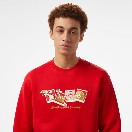 Anta CNY Good Luck Erkek Kırmızı Sweatshirt