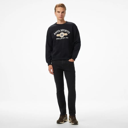 Anta CNY Good Luck Erkek Gri Sweatshirt