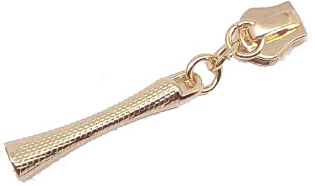 gold fermuar başı