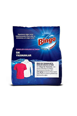 Bingo Matik Toz Çamaşır Deterjanı 9 Kg Ekonomi Paketi 2'li