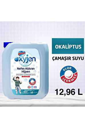 Bingo Oksijen Çamaşır Suyu 3,24 Lt Okaliptus 4'lü