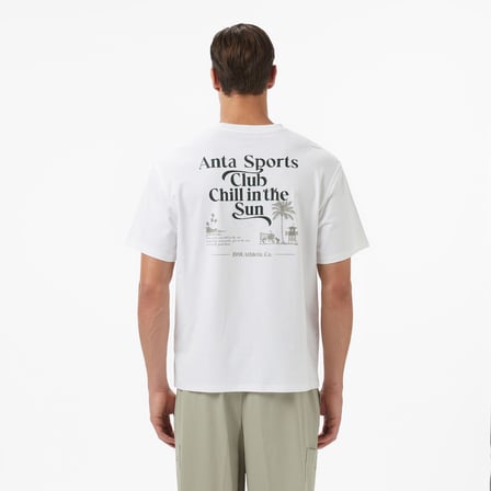 Anta Beach Party Erkek Beyaz T-Shirt