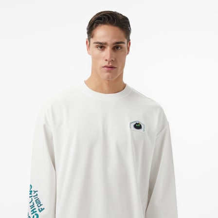 Anta Skaters Family Erkek Beyaz Sweatshirt