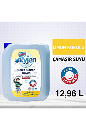 Bingo Oksijen Çamaşır Suyu 3,24 Lt Limon Kokulu 4'lü