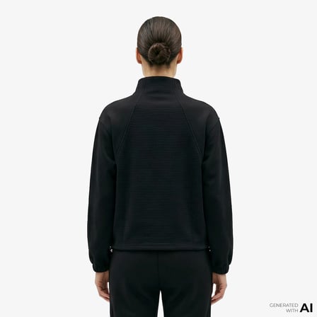 Anta Fearless Trip Kadın Siyah Sweatshirt