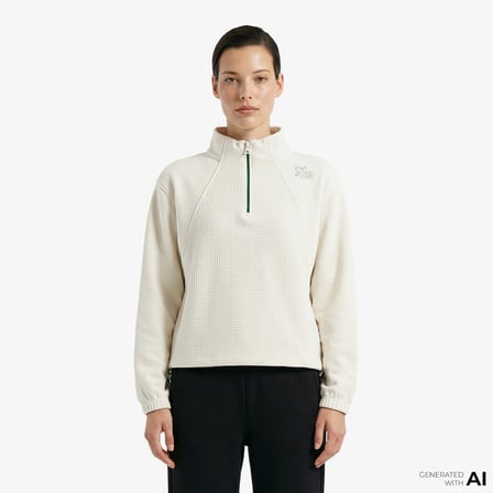 Anta Fearless Trip Kadın Krem Sweatshirt