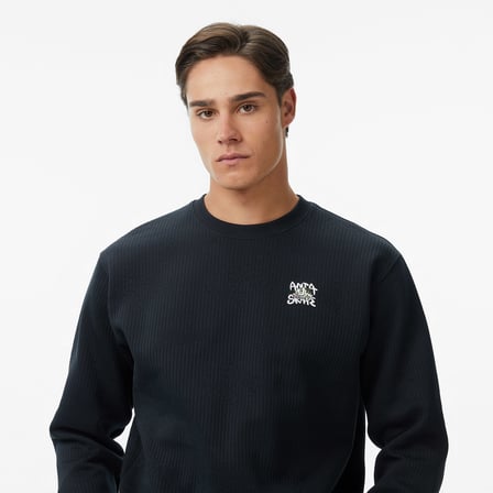 Anta To See The Bird Erkek Siyah Sweatshirt